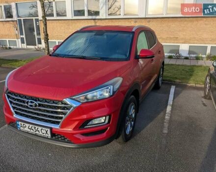 Красный Хендай Туксон, объемом двигателя 2 л и пробегом 157 тыс. км за 20000 $, фото 1 на Automoto.ua