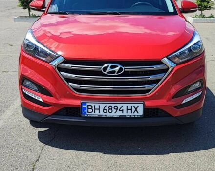 Красный Хендай Туксон, объемом двигателя 2 л и пробегом 99 тыс. км за 20900 $, фото 1 на Automoto.ua