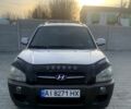 Серый Хендай Туксон, объемом двигателя 2 л и пробегом 215 тыс. км за 7500 $, фото 1 на Automoto.ua