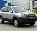 Серый Хендай Туксон, объемом двигателя 2 л и пробегом 214 тыс. км за 7990 $, фото 2 на Automoto.ua