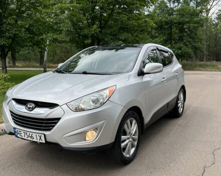 Серый Хендай Туксон, объемом двигателя 2.4 л и пробегом 164 тыс. км за 13200 $, фото 1 на Automoto.ua