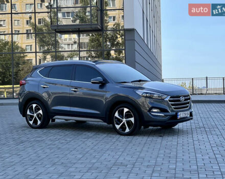 Серый Хендай Туксон, объемом двигателя 2 л и пробегом 125 тыс. км за 18990 $, фото 12 на Automoto.ua