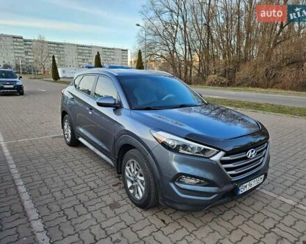 Серый Хендай Туксон, объемом двигателя 2 л и пробегом 134 тыс. км за 14600 $, фото 1 на Automoto.ua