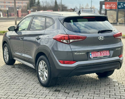 Серый Хендай Туксон, объемом двигателя 2 л и пробегом 183 тыс. км за 13750 $, фото 7 на Automoto.ua