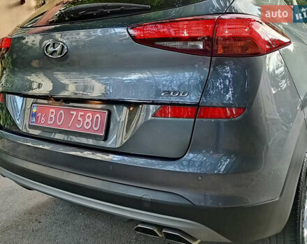 Серый Хендай Туксон, объемом двигателя 2 л и пробегом 97 тыс. км за 21888 $, фото 7 на Automoto.ua