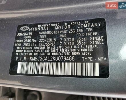 Сірий Хендай Туксон, об'ємом двигуна 2.4 л та пробігом 56 тис. км за 2600 $, фото 12 на Automoto.ua