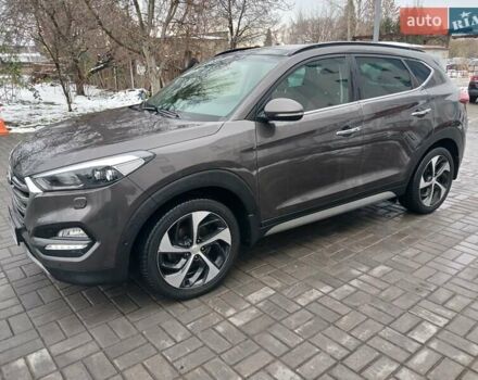 Сірий Хендай Туксон, об'ємом двигуна 1.6 л та пробігом 44 тис. км за 17188 $, фото 1 на Automoto.ua