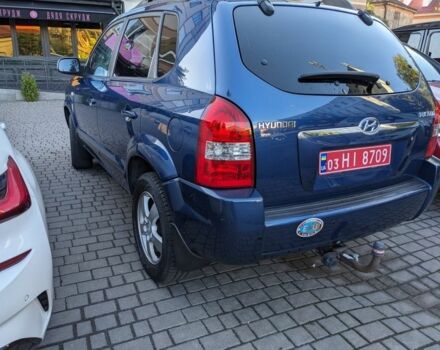 Синий Хендай Туксон, объемом двигателя 2 л и пробегом 195 тыс. км за 7300 $, фото 2 на Automoto.ua