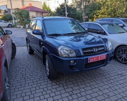 Синий Хендай Туксон, объемом двигателя 2 л и пробегом 195 тыс. км за 7300 $, фото 1 на Automoto.ua