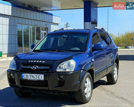 Синий Хендай Туксон, объемом двигателя 2 л и пробегом 320 тыс. км за 6300 $, фото 10 на Automoto.ua