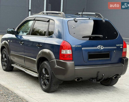 Синий Хендай Туксон, объемом двигателя 2.66 л и пробегом 320 тыс. км за 6300 $, фото 1 на Automoto.ua