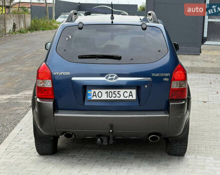 Хендай Туксон 2004 в Ужгороде на Automoto.ua Синий Хендай Туксон, объемом двигателя 2.66 л и пробегом 320 тыс. км за 6900 $, фото 5 на Automoto.ua