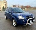 Синий Хендай Туксон, объемом двигателя 2 л и пробегом 224 тыс. км за 8300 $, фото 2 на Automoto.ua