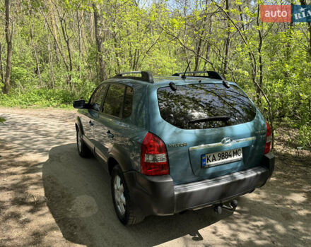 Синий Хендай Туксон, объемом двигателя 1.99 л и пробегом 272 тыс. км за 6800 $, фото 5 на Automoto.ua
