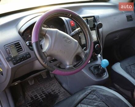 Синий Хендай Туксон, объемом двигателя 1.98 л и пробегом 280 тыс. км за 4800 $, фото 14 на Automoto.ua