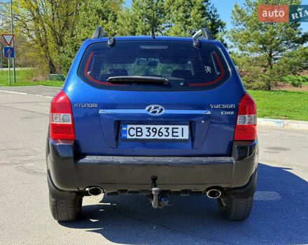 Синий Хендай Туксон, объемом двигателя 2 л и пробегом 320 тыс. км за 6300 $, фото 7 на Automoto.ua