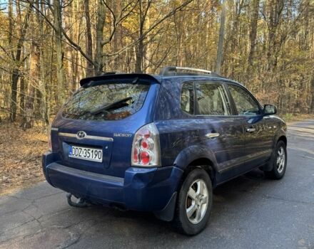 Синий Хендай Туксон, объемом двигателя 2 л и пробегом 291 тыс. км за 3400 $, фото 3 на Automoto.ua