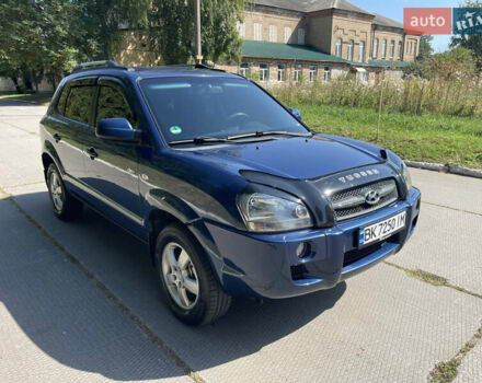 Синий Хендай Туксон, объемом двигателя 1.98 л и пробегом 152 тыс. км за 7450 $, фото 5 на Automoto.ua