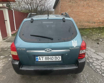 Синий Хендай Туксон, объемом двигателя 1.98 л и пробегом 277 тыс. км за 7500 $, фото 3 на Automoto.ua
