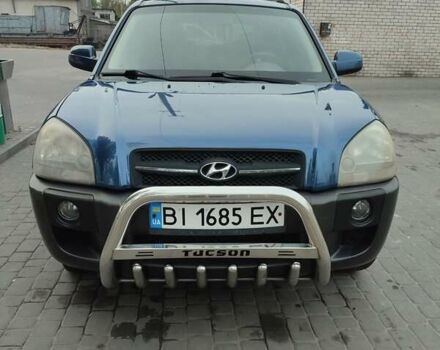 Синій Хендай Туксон, об'ємом двигуна 2 л та пробігом 280 тис. км за 6500 $, фото 1 на Automoto.ua