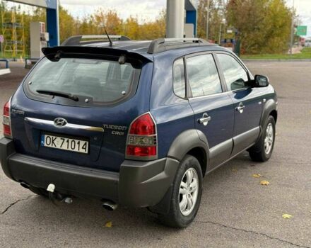 Синий Хендай Туксон, объемом двигателя 2 л и пробегом 262 тыс. км за 4450 $, фото 4 на Automoto.ua