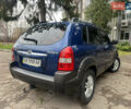Синий Хендай Туксон, объемом двигателя 2 л и пробегом 190 тыс. км за 7500 $, фото 4 на Automoto.ua