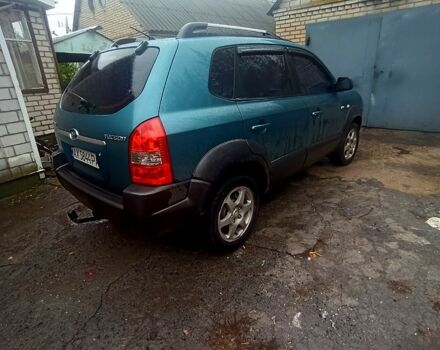 Синий Хендай Туксон, объемом двигателя 2 л и пробегом 210 тыс. км за 7550 $, фото 2 на Automoto.ua