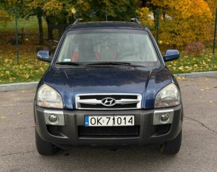 Синий Хендай Туксон, объемом двигателя 2 л и пробегом 262 тыс. км за 4450 $, фото 1 на Automoto.ua