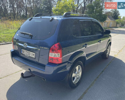 Синий Хендай Туксон, объемом двигателя 1.98 л и пробегом 152 тыс. км за 7450 $, фото 7 на Automoto.ua