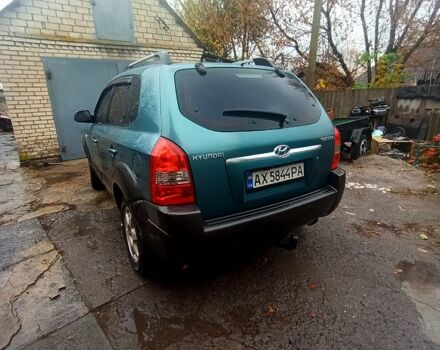 Синий Хендай Туксон, объемом двигателя 2 л и пробегом 210 тыс. км за 7550 $, фото 3 на Automoto.ua