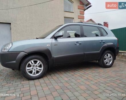 Синий Хендай Туксон, объемом двигателя 2 л и пробегом 213 тыс. км за 8900 $, фото 2 на Automoto.ua
