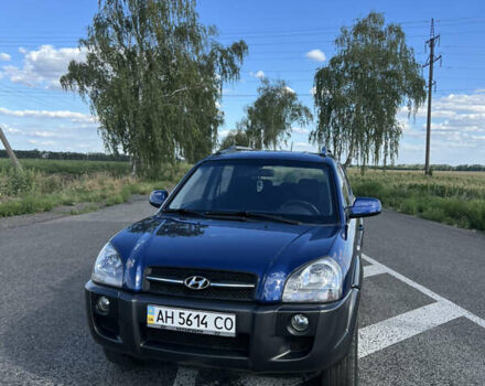 Синий Хендай Туксон, объемом двигателя 2 л и пробегом 73 тыс. км за 8999 $, фото 2 на Automoto.ua