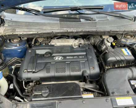 Синий Хендай Туксон, объемом двигателя 1.98 л и пробегом 210 тыс. км за 4500 $, фото 15 на Automoto.ua