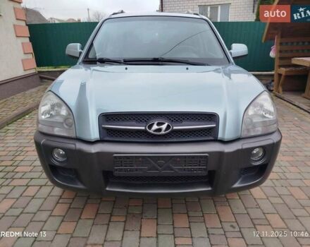 Синий Хендай Туксон, объемом двигателя 2 л и пробегом 213 тыс. км за 8900 $, фото 5 на Automoto.ua