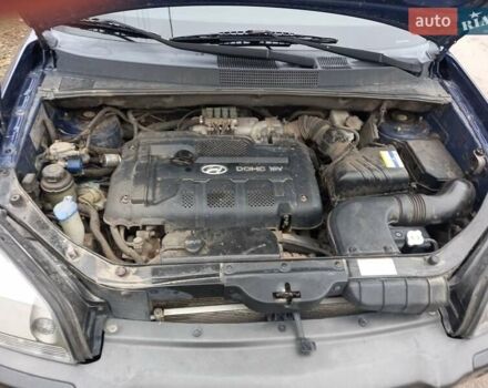 Синий Хендай Туксон, объемом двигателя 2 л и пробегом 170 тыс. км за 8500 $, фото 2 на Automoto.ua