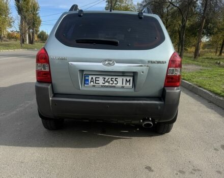 Синий Хендай Туксон, объемом двигателя 2 л и пробегом 198 тыс. км за 7999 $, фото 3 на Automoto.ua