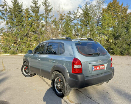 Синий Хендай Туксон, объемом двигателя 2 л и пробегом 205 тыс. км за 7500 $, фото 6 на Automoto.ua