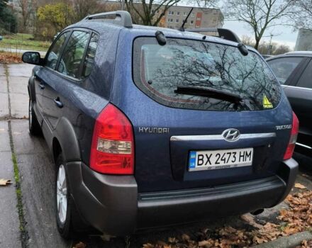 Синий Хендай Туксон, объемом двигателя 2 л и пробегом 156 тыс. км за 6850 $, фото 5 на Automoto.ua