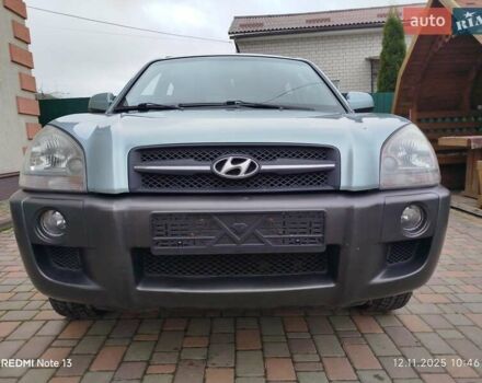 Синий Хендай Туксон, объемом двигателя 2 л и пробегом 213 тыс. км за 8900 $, фото 6 на Automoto.ua