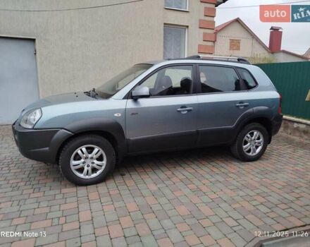 Синий Хендай Туксон, объемом двигателя 2 л и пробегом 213 тыс. км за 8900 $, фото 92 на Automoto.ua