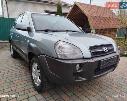Синий Хендай Туксон, объемом двигателя 2 л и пробегом 213 тыс. км за 8900 $, фото 95 на Automoto.ua