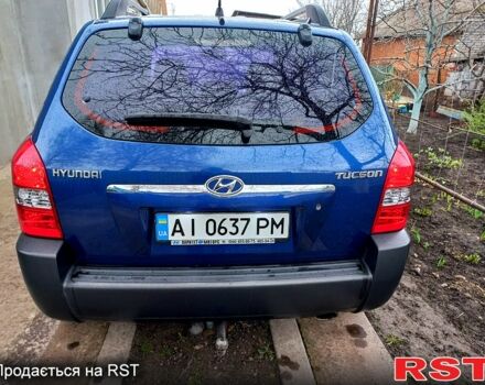 Синій Хендай Туксон, об'ємом двигуна 2 л та пробігом 153 тис. км за 8200 $, фото 2 на Automoto.ua