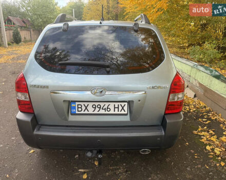 Синий Хендай Туксон, объемом двигателя 1.98 л и пробегом 200 тыс. км за 7700 $, фото 7 на Automoto.ua