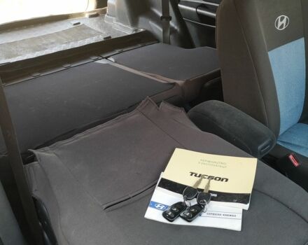 Синий Хендай Туксон, объемом двигателя 2 л и пробегом 200 тыс. км за 8000 $, фото 1 на Automoto.ua