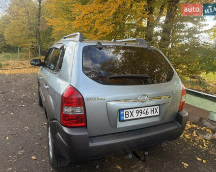 Синий Хендай Туксон, объемом двигателя 1.98 л и пробегом 200 тыс. км за 7700 $, фото 6 на Automoto.ua