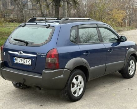 Синий Хендай Туксон, объемом двигателя 2 л и пробегом 279 тыс. км за 6280 $, фото 6 на Automoto.ua