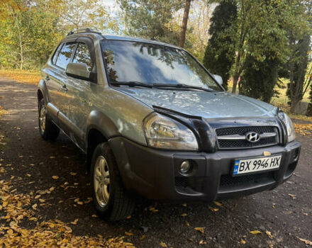 Синий Хендай Туксон, объемом двигателя 1.98 л и пробегом 200 тыс. км за 7700 $, фото 1 на Automoto.ua