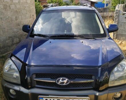 Синий Хендай Туксон, объемом двигателя 2 л и пробегом 200 тыс. км за 7600 $, фото 11 на Automoto.ua