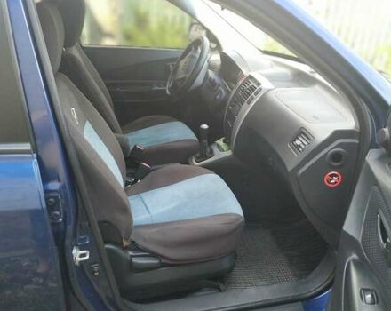 Синий Хендай Туксон, объемом двигателя 2 л и пробегом 200 тыс. км за 7600 $, фото 4 на Automoto.ua