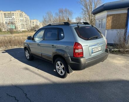 Синий Хендай Туксон, объемом двигателя 2 л и пробегом 187 тыс. км за 8200 $, фото 2 на Automoto.ua